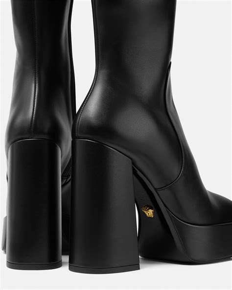 versace 2018 boots|Versace aevitas platform boots.